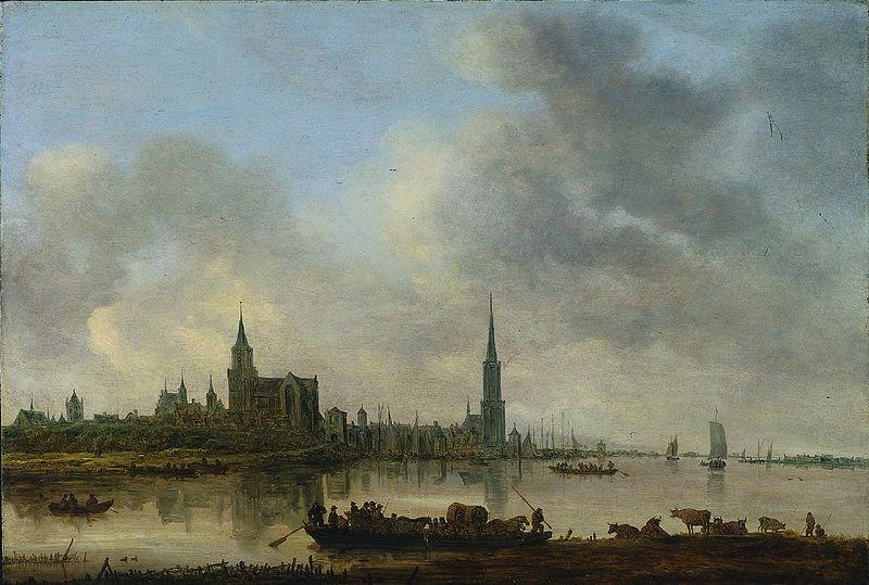 Jan van Goyen Blick auf Emmerich oil painting picture